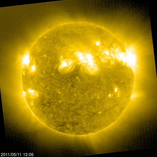 Aktuele beelden van de zon, gemaakt met de SOHO satelliet: sohowww.nascom.nasa.gov/