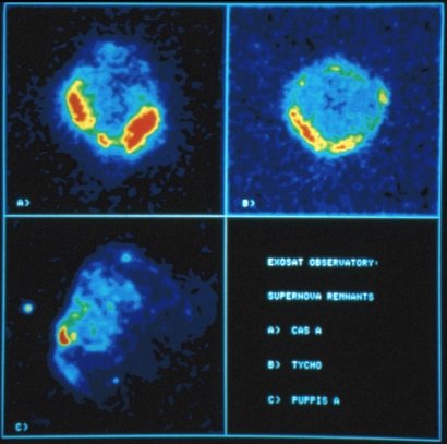 EXOSAT supernovaresten