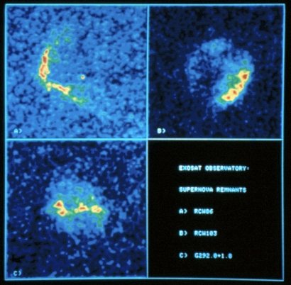 Supernovaresten in röntgenstraling