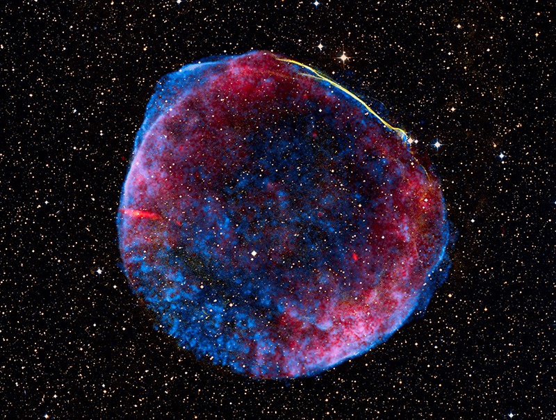 Supernova restant SN 1006 via Chandra