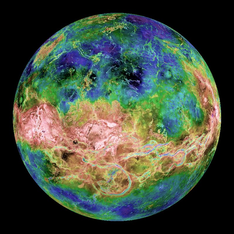 Venus Topography