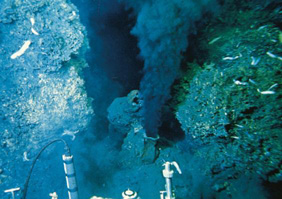 Leven bij onderzeese vulkaan 