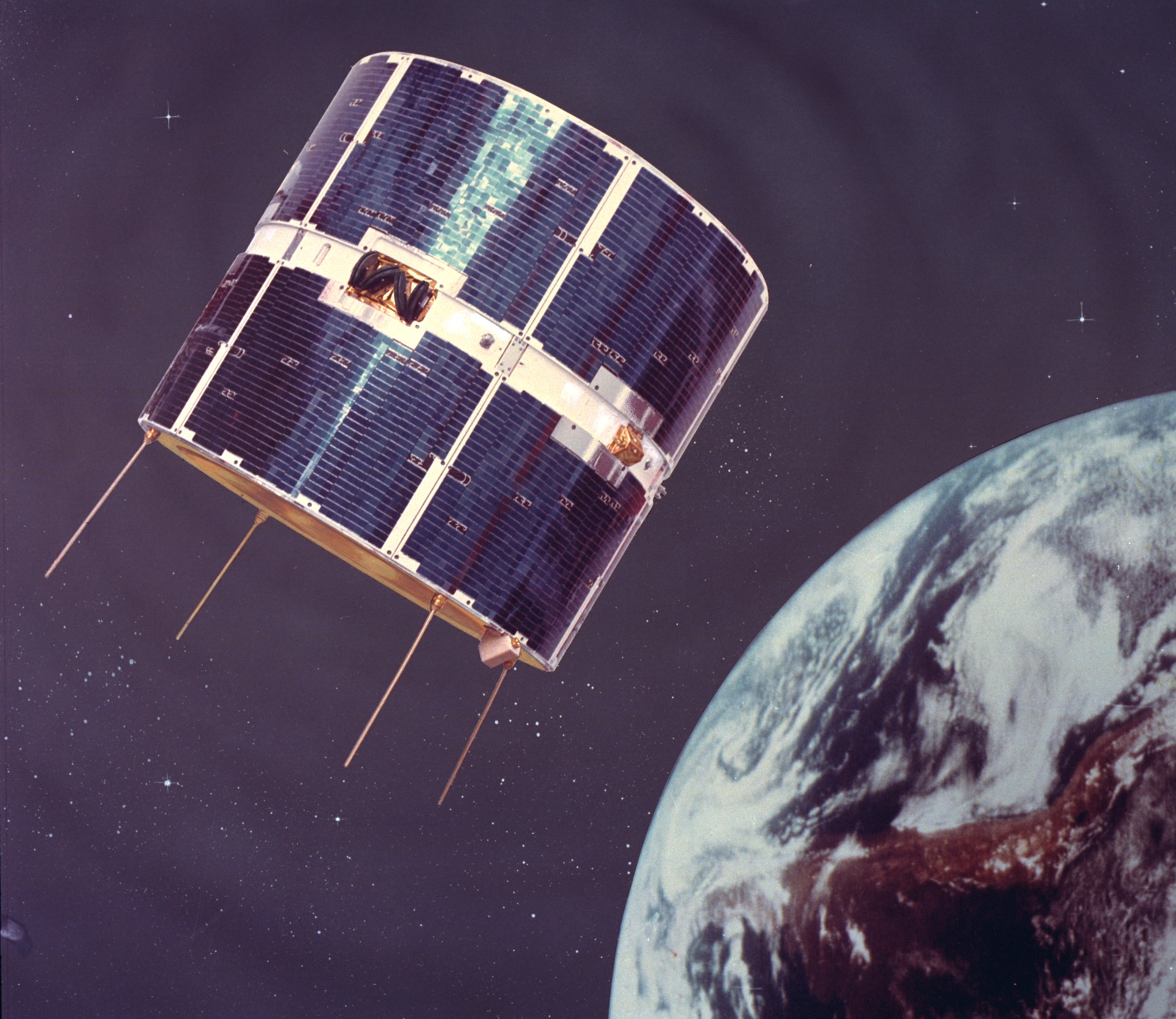 Artist impression van COS-B